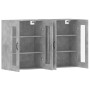 Armarios de pared 2 uds madera de ingeniería gris hormigón de , Aparadores - Ref: Foro24-3197908, Precio: 158,36 €, Descuento: %