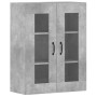 Armarios de pared 2 uds madera de ingeniería gris hormigón de , Aparadores - Ref: Foro24-3197908, Precio: 158,36 €, Descuento: %