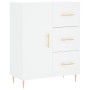 Aparador alto madera contrachapada blanco 69,5x34x180 cm de , Aparadores - Ref: Foro24-3189429, Precio: 146,89 €, Descuento: %