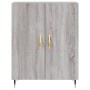 Aparador alto madera contrachapada gris sonoma 69,5x34x180 cm de , Aparadores - Ref: Foro24-3189235, Precio: 130,44 €, Descue...