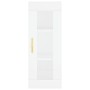 Aparador alto madera contrachapada blanco 34,5x34x180 cm de , Aparadores - Ref: Foro24-3199345, Precio: 90,85 €, Descuento: %