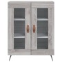 Aparador alto madera contrachapada gris sonoma 69,5x34x180 cm de , Aparadores - Ref: Foro24-3199599, Precio: 151,26 €, Descue...