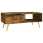 Mesa de centro madera ingeniería roble ahumado 100x49,5x43 cm de vidaXL, Mesas de centro - Ref: Foro24-326794, Precio: 78,26 ...