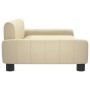 Sofá para niños de tela crema 90x53x30 cm de , Mobiliario para bebés y niños pequeños - Ref: Foro24-3196257, Precio: 87,16 €,...