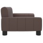 Sofá para niños de cuero sintético marrón 70x45x30 cm de , Mobiliario para bebés y niños pequeños - Ref: Foro24-3196276, Prec...
