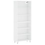 Aparador alto madera de ingeniería blanco 69,5x32,5x180 cm de , Aparadores - Ref: Foro24-3189565, Precio: 112,65 €, Descuento: %