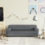 Sofá para niños de terciopelo gris oscuro 90x53x30 cm de , Mobiliario para bebés y niños pequeños - Ref: Foro24-3196281, Prec...