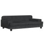 Sofá para niños de terciopelo negro 90x53x30 cm de , Mobiliario para bebés y niños pequeños - Ref: Foro24-3196283, Precio: 11...
