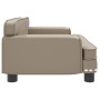 Sofá para niños de cuero sintético capuchino 70x45x30 cm de , Mobiliario para bebés y niños pequeños - Ref: Foro24-3196304, P...