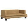 Sofá para niños de terciopelo marrón 80x45x30 cm de , Mobiliario para bebés y niños pequeños - Ref: Foro24-3196310, Precio: 6...