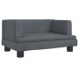 Sofá para niños de terciopelo gris oscuro 60x40x30 cm de , Mobiliario para bebés y niños pequeños - Ref: Foro24-3196319, Prec...