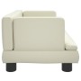 Sofá para niños de cuero sintético crema 60x40x30 cm de , Mobiliario para bebés y niños pequeños - Ref: Foro24-3196325, Preci...