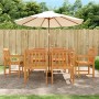 Sillas de jardín 6 uds madera maciza de acacia 56x55,5x90 cm de , Sillas de jardín - Ref: Foro24-3206273, Precio: 534,69 €, D...
