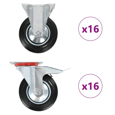 Ruedas 32 unidades 160 mm de , Manipulación de materiales - Ref: Foro24-278055, Precio: 424,67 €, Descuento: %