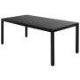 Set de comedor de jardín de 9 piezas PVC ratán negro de , Conjuntos de jardín - Ref: Foro24-3060105, Precio: 785,76 €, Descue...