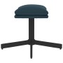 Sillón de relax con reposapiés terciopelo azul de , Sillones - Ref: Foro24-3097494, Precio: 139,57 €, Descuento: %