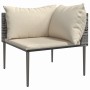 Set de muebles de jardín 5 pzas y cojines ratán sintético gris de , Conjuntos de jardín - Ref: Foro24-3186683, Precio: 273,36...