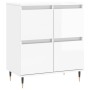 Aparadores 3 uds madera contrachapada blanco brillo de , Aparadores - Ref: Foro24-3190191, Precio: 214,68 €, Descuento: %
