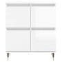 Aparadores 3 uds madera contrachapada blanco brillo de , Aparadores - Ref: Foro24-3190191, Precio: 214,68 €, Descuento: %