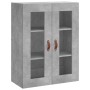 Aparador alto madera contrachapada gris hormigón 69,5x34x180 cm de , Aparadores - Ref: Foro24-3198317, Precio: 169,17 €, Desc...