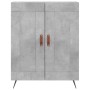 Aparador alto madera contrachapada gris hormigón 69,5x34x180 cm de , Aparadores - Ref: Foro24-3198317, Precio: 169,17 €, Desc...
