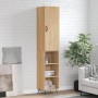 Aparador de madera contrachapada roble Sonoma 34,5x34x180 cm de , Aparadores - Ref: Foro24-3198956, Precio: 91,89 €, Descuent...
