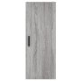 Aparador alto madera contrachapada gris Sonoma 34,5x34x180 cm de , Aparadores - Ref: Foro24-3199119, Precio: 107,69 €, Descue...