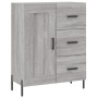 Aparador alto madera contrachapada gris sonoma 69,5x34x180 cm de , Aparadores - Ref: Foro24-3190035, Precio: 159,68 €, Descue...