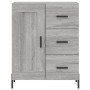 Aparador alto madera contrachapada gris sonoma 69,5x34x180 cm de , Aparadores - Ref: Foro24-3190035, Precio: 159,68 €, Descue...