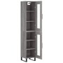 Aparador alto madera contrachapada gris Sonoma 34,5x34x180 cm de , Aparadores - Ref: Foro24-3199455, Precio: 111,08 €, Descue...
