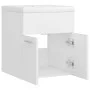 Mueble con lavabo blanco madera de ingeniería de vidaXL, Tocadores de baño - Ref: Foro24-3070811, Precio: 116,57 €, Descuento: %