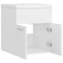 Mueble con lavabo blanco madera de ingeniería de vidaXL, Tocadores de baño - Ref: Foro24-3070811, Precio: 126,38 €, Descuento: %