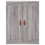 Aparador alto madera contrachapada gris sonoma 69,5x34x180 cm de , Aparadores - Ref: Foro24-3200047, Precio: 122,34 €, Descue...