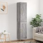 Aparador alto madera contrachapada gris Sonoma 34,5x34x180 cm de , Aparadores - Ref: Foro24-3200447, Precio: 103,83 €, Descue...