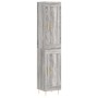Aparador alto madera contrachapada gris Sonoma 34,5x34x180 cm de , Aparadores - Ref: Foro24-3200447, Precio: 103,83 €, Descue...