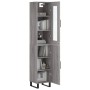 Aparador alto madera contrachapada gris Sonoma 34,5x34x180 cm de , Aparadores - Ref: Foro24-3199199, Precio: 125,26 €, Descue...