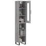 Aparador alto madera contrachapada gris Sonoma 34,5x34x180 cm de , Aparadores - Ref: Foro24-3199391, Precio: 98,53 €, Descuen...