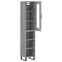 Aparador alto madera contrachapada gris Sonoma 34,5x34x180 cm de , Aparadores - Ref: Foro24-3199391, Precio: 98,53 €, Descuen...