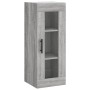 Aparador alto madera contrachapada gris Sonoma 34,5x34x180 cm de , Aparadores - Ref: Foro24-3199391, Precio: 98,53 €, Descuen...