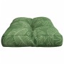 Cojín para palés tela estampado de hojas 80x40x12 cm de , Cojines para sillas y sofás - Ref: Foro24-360620, Precio: 29,11 €, ...