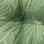 Cojín para palés tela estampado de hojas 80x40x12 cm de , Cojines para sillas y sofás - Ref: Foro24-360620, Precio: 29,11 €, ...