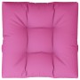 Cojín para palés tela rosa 80x80x12 cm de , Cojines para sillas y sofás - Ref: Foro24-360511, Precio: 46,91 €, Descuento: %