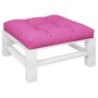 Cojín para palés tela rosa 80x80x12 cm de , Cojines para sillas y sofás - Ref: Foro24-360511, Precio: 46,91 €, Descuento: %