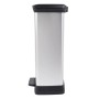 Curver Papelera de pedal Deco plateado 50 L de , Cubos de la basura y papeleras - Ref: Foro24-442064, Precio: 75,07 €, Descue...