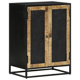 Aparador con 2 puertas hierro y madera maciza mango 55x35x75 cm de , Aparadores - Ref: Foro24-353888, Precio: 240,57 €, Descu...