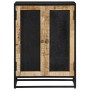 Aparador con 2 puertas hierro y madera maciza mango 55x35x75 cm de , Aparadores - Ref: Foro24-353888, Precio: 240,57 €, Descu...