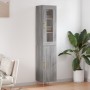 Aparador alto madera contrachapada gris Sonoma 34,5x34x180 cm de , Aparadores - Ref: Foro24-3199167, Precio: 94,45 €, Descuen...