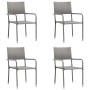 Juego de comedor para jardín 5 piezas ratán sintético gris de , Conjuntos de jardín - Ref: Foro24-3156754, Precio: 223,68 €, ...