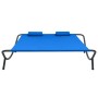 Tumbona de exterior de tela azul de , Camas para exteriores - Ref: Foro24-313531, Precio: 97,50 €, Descuento: %