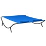 Tumbona de exterior de tela azul de , Camas para exteriores - Ref: Foro24-313531, Precio: 97,50 €, Descuento: %